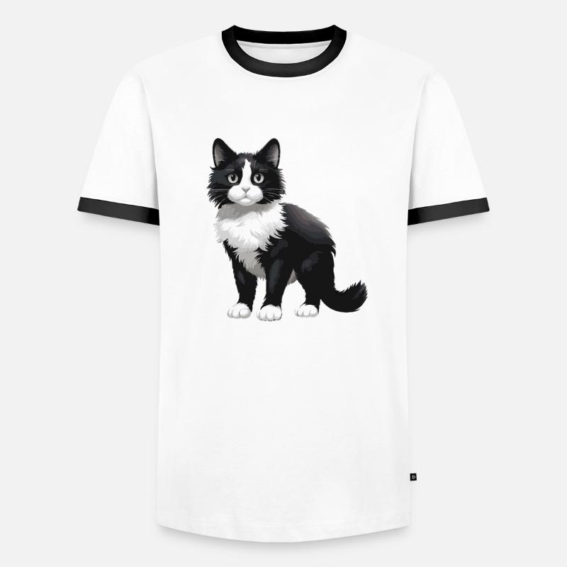 Cat Cute Men's Ringer Shirt