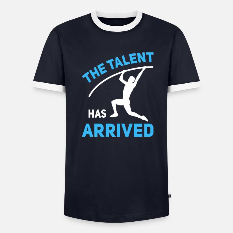 Saut à la perche T-shirt contrasté Homme