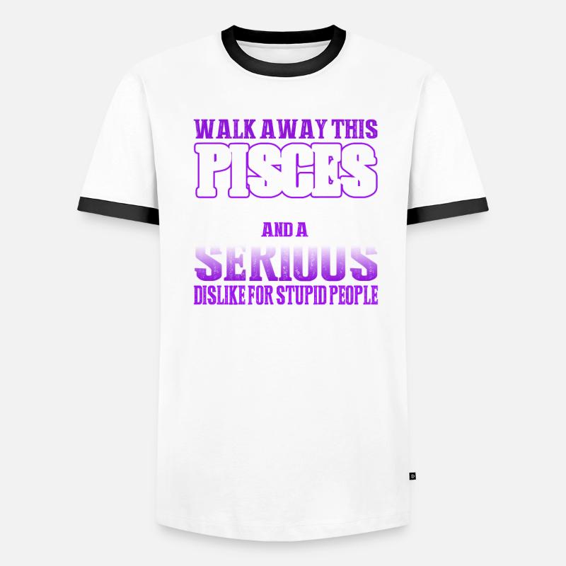 Pisces This Pisces Has Anger Issues Men's Ringer Shirt