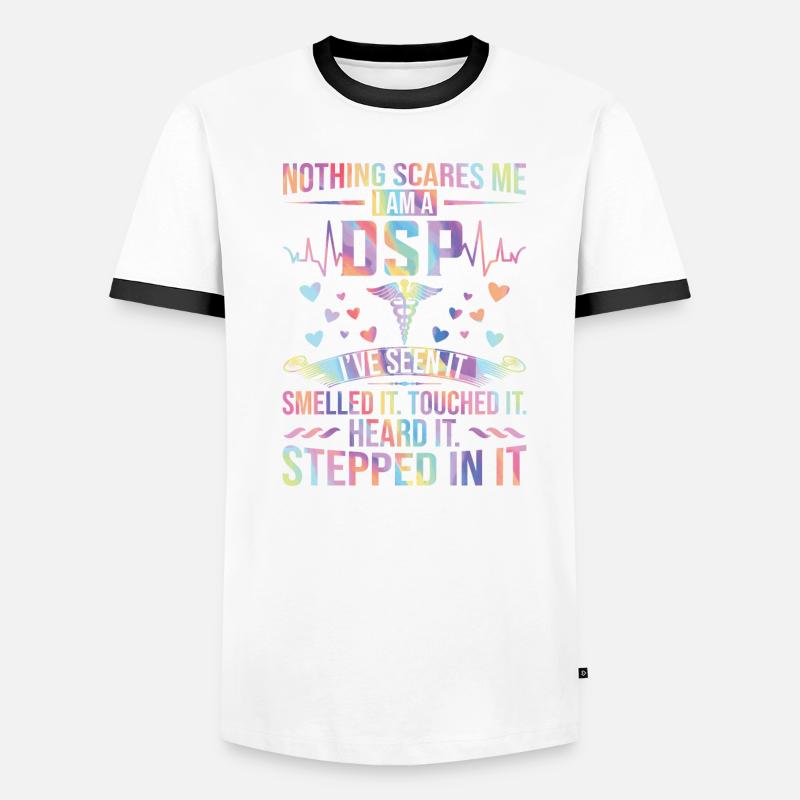 DSP Direct support Professional DSP Nurse Männer Kontrast-T-Shirt