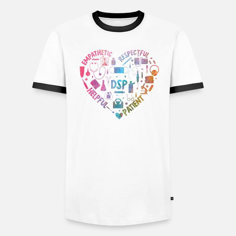 DSP Direct support Professional DSP Nurse Männer Kontrast-T-Shirt