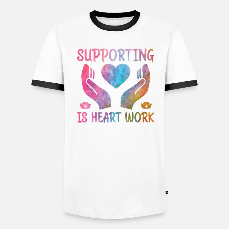 DSP Direct support Professional DSP Nurse Männer Kontrast-T-Shirt