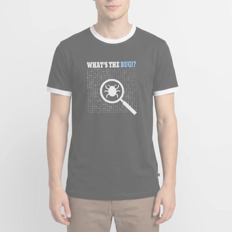 Coding Programmer Coder Men's Ringer Shirt