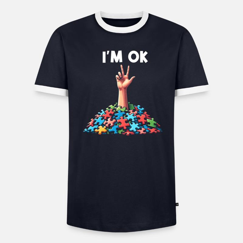 Puzzle Puzzling Men's Ringer Shirt