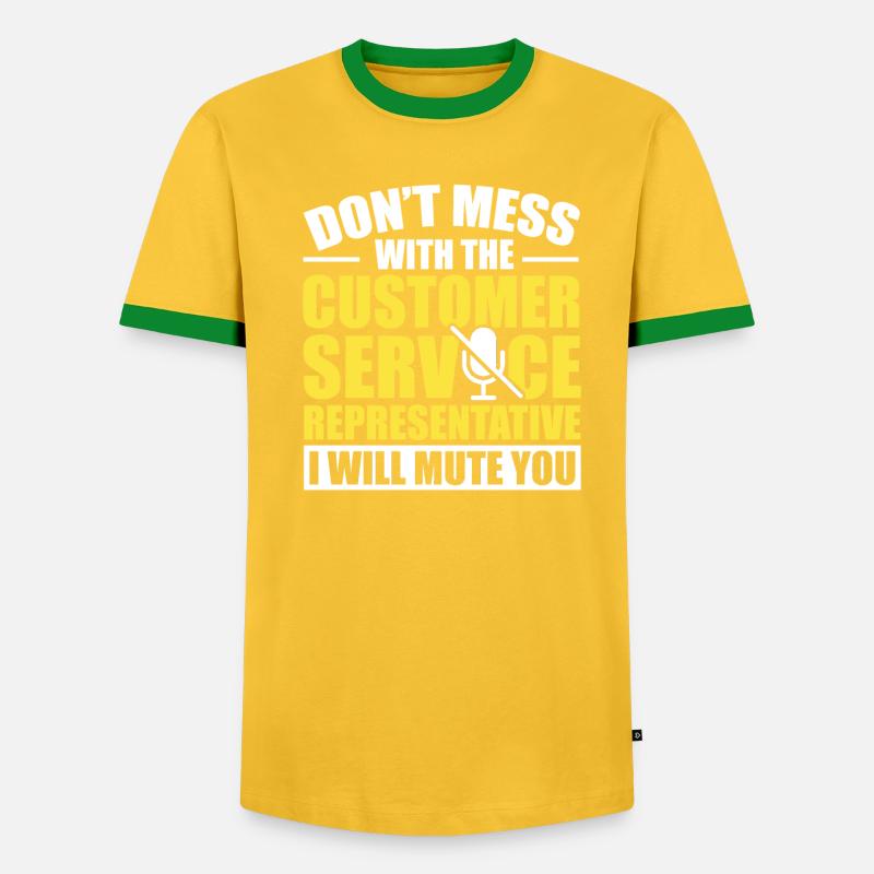 Customer Service Representative CSR - Men's Ringer Shirt - undefined