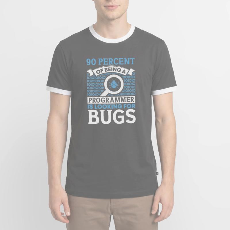 Computer Programmer Computer Programming Männer Kontrast-T-Shirt