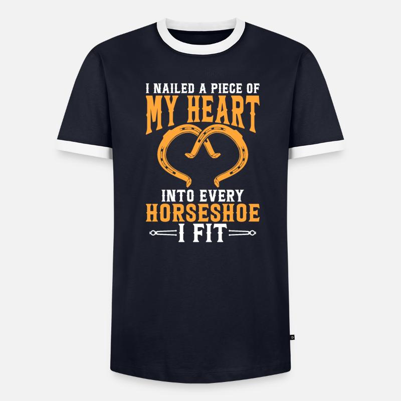 Farrier Männer Kontrast-T-Shirt