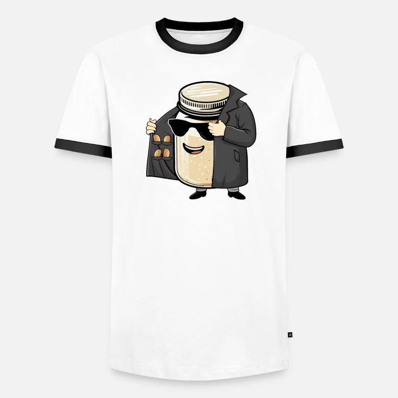 Sourdough baker sour dough bread starter Men's Ringer Shirt