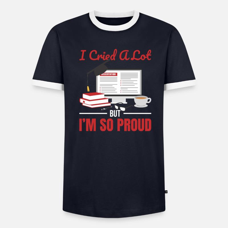 Soutenance de thèse T-shirt contrasté Homme