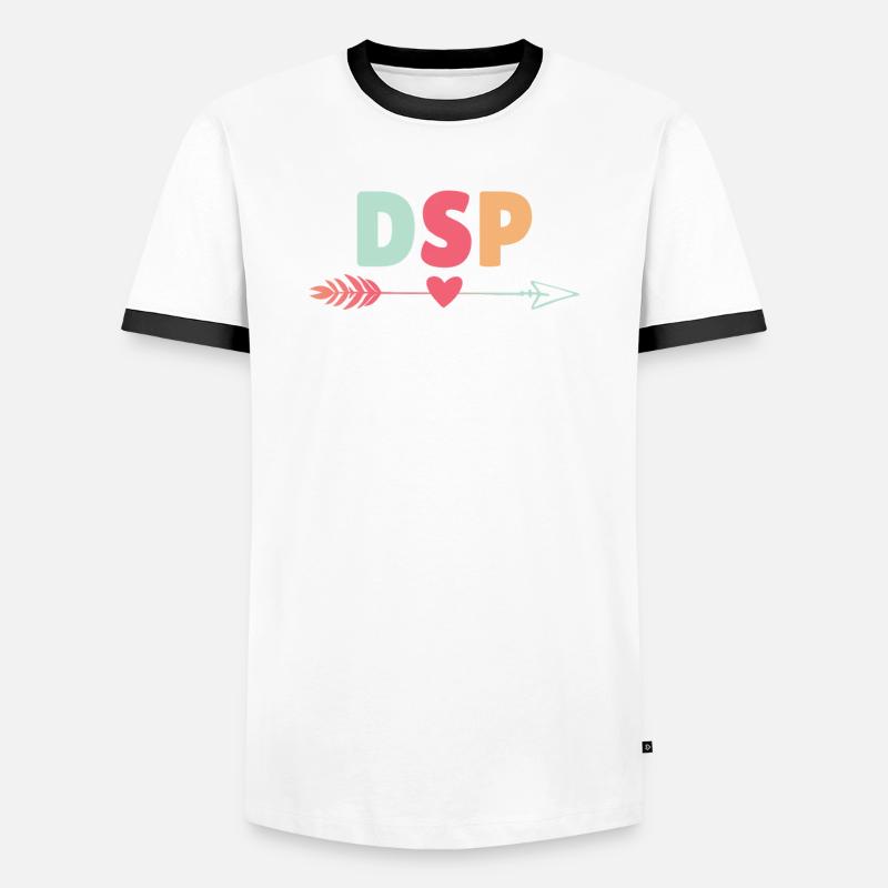 DSP Nurse Direct support Professional Männer Kontrast-T-Shirt
