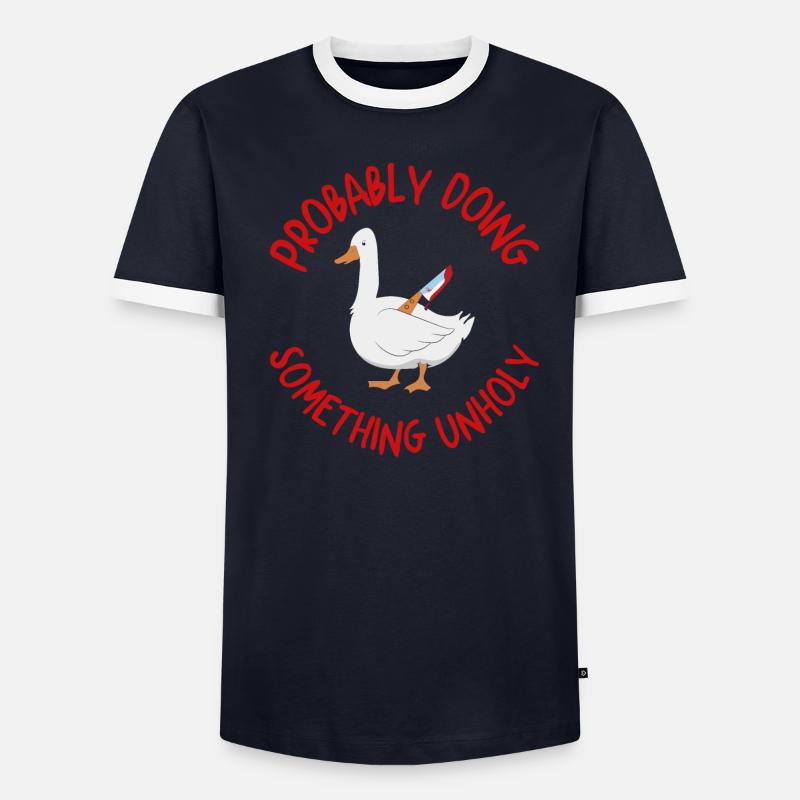Oie T-shirt contrasté Homme