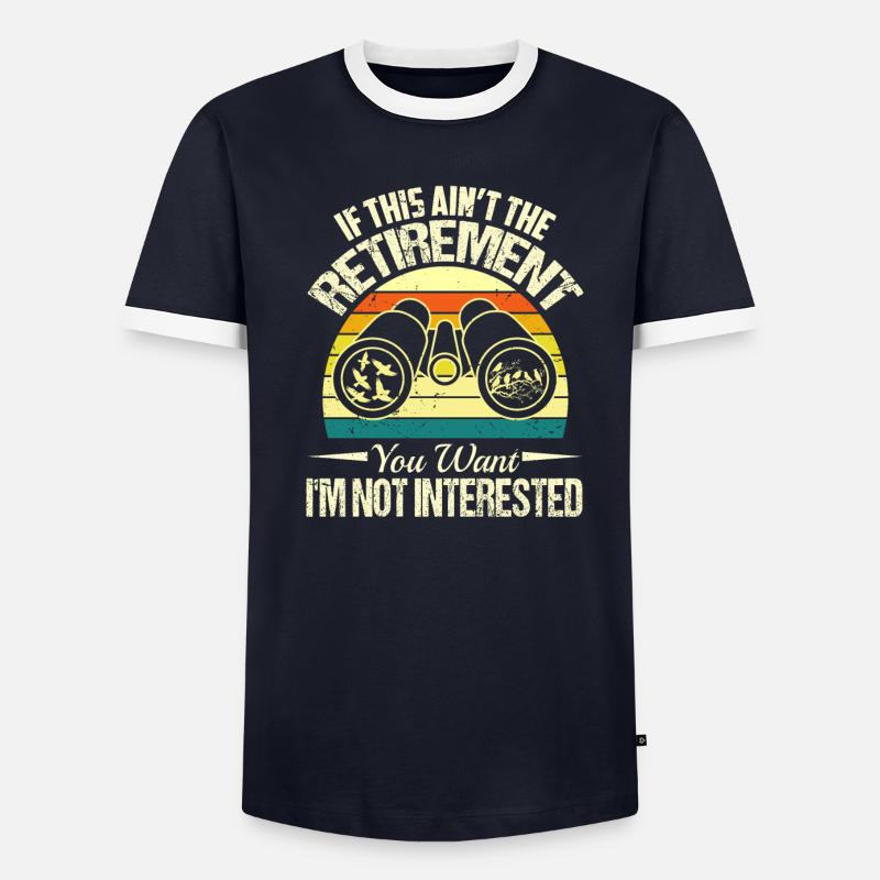 Observation des oiseaux T-shirt contrasté Homme