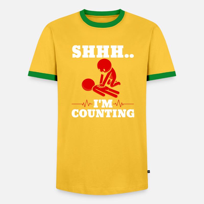 CPR Instructor - Men's Ringer Shirt - undefined