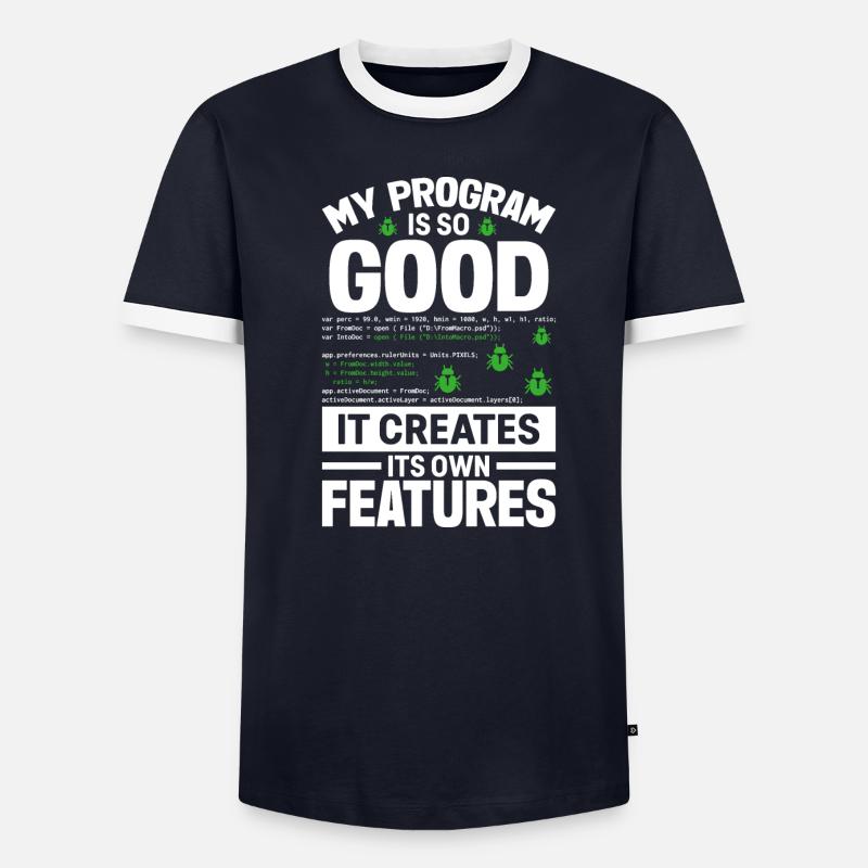 Computer Programmer Computer Programming - Männer Kontrast-T-Shirt - undefined
