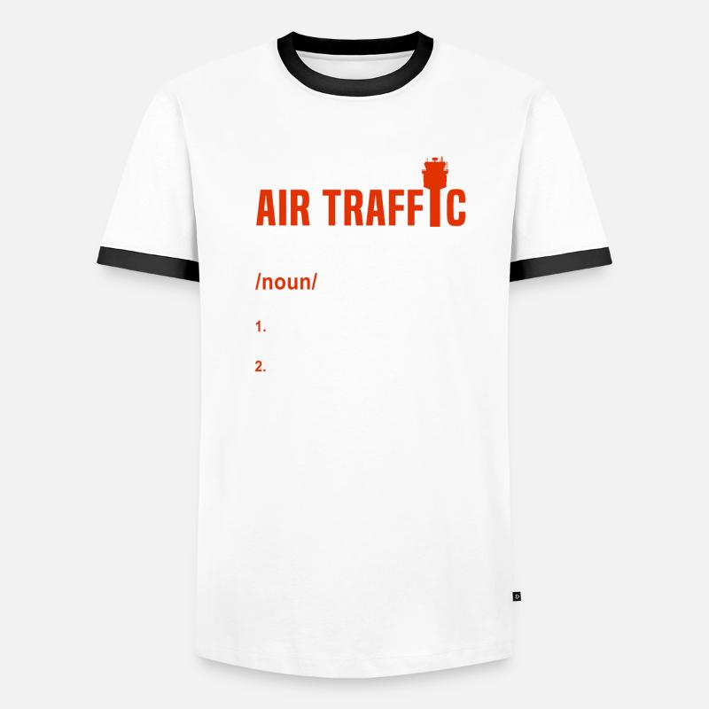 Air traffic controller Männer Kontrast-T-Shirt