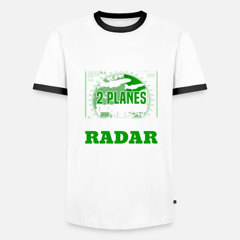 Air traffic controller Männer Kontrast-T-Shirt