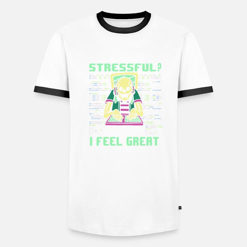 Programmeur informatique Programmation informatique T-shirt contrasté Homme