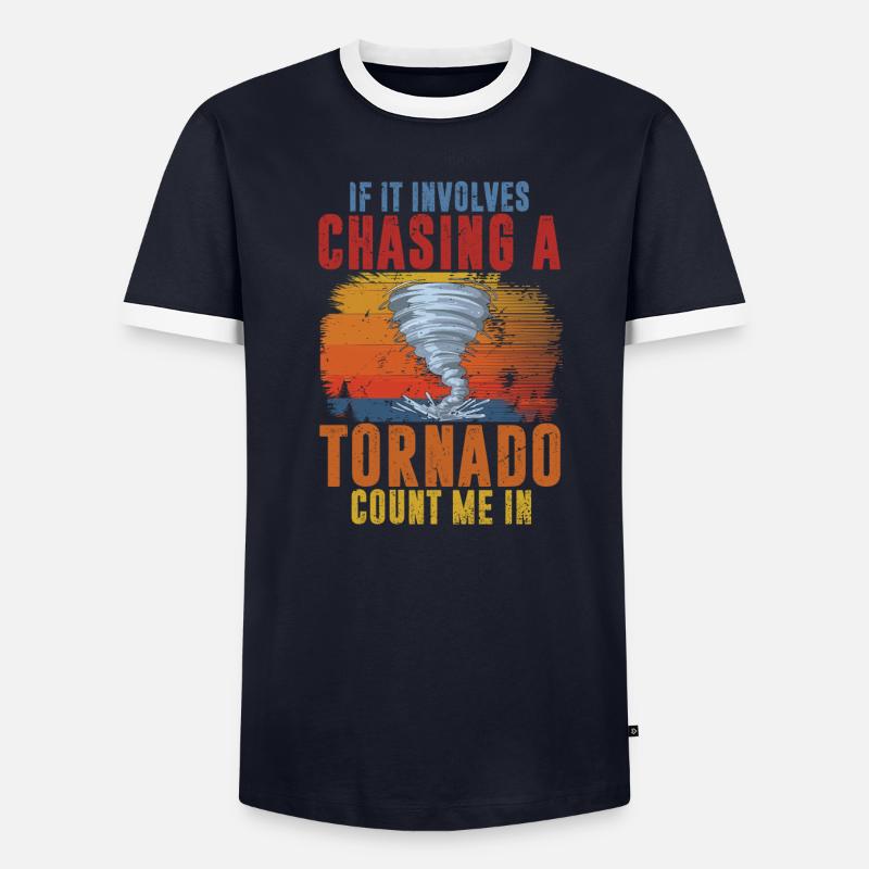 Chasseur de tempête T-shirt contrasté Homme