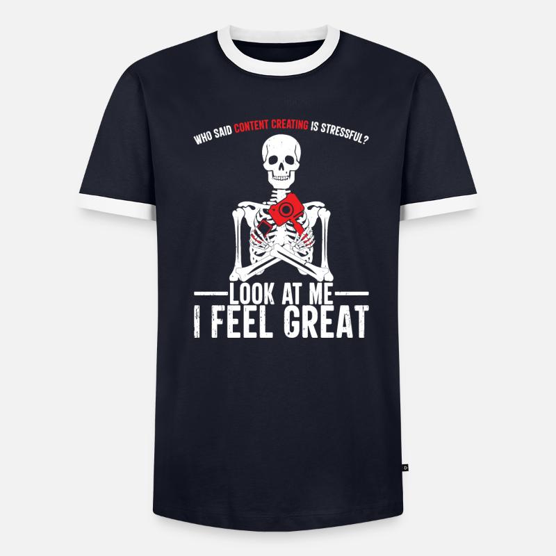 Content creator vlogger - Men's Ringer Shirt - undefined