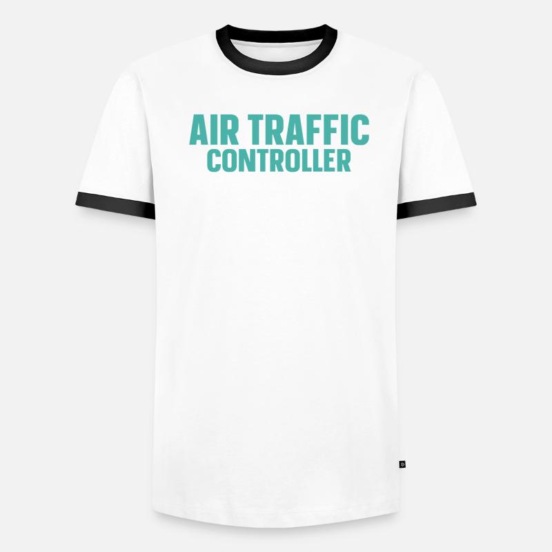 Air traffic controller Männer Kontrast-T-Shirt