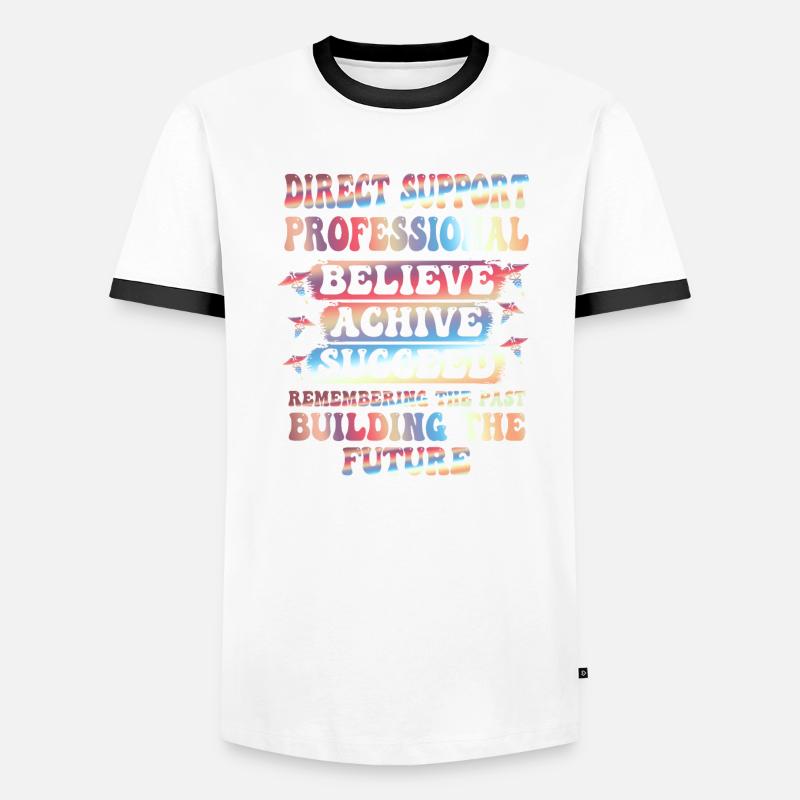 DSP Direct support Professional DSP Nurse Männer Kontrast-T-Shirt
