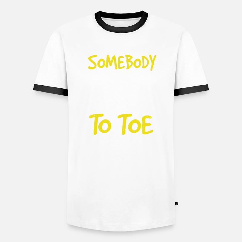 Amputation de l’orteil T-shirt contrasté Homme