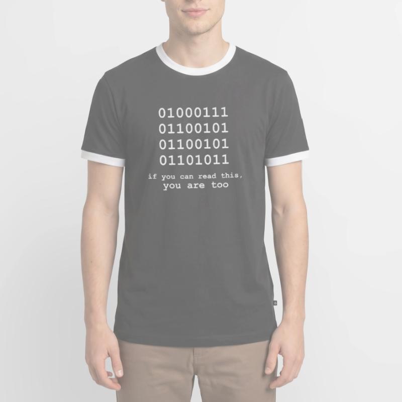 Programmierer Coder Html Code Computer Geschenk T-shirt contrasté Homme