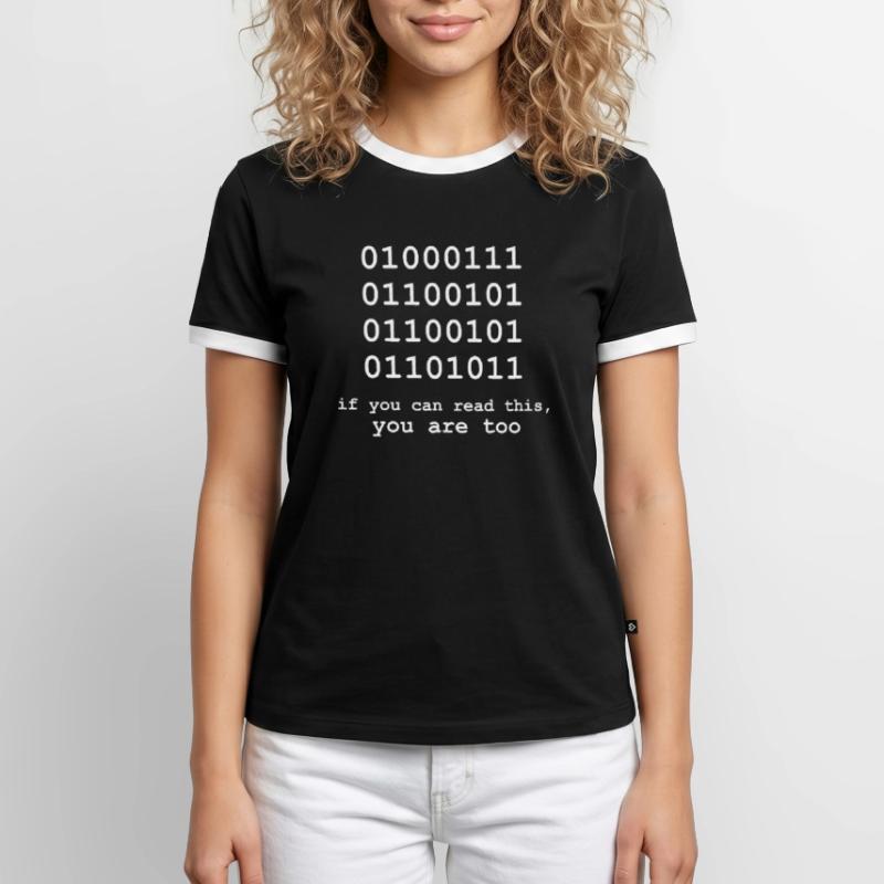 Programmierer Coder Html Code Computer Geschenk T-shirt contrasté Homme