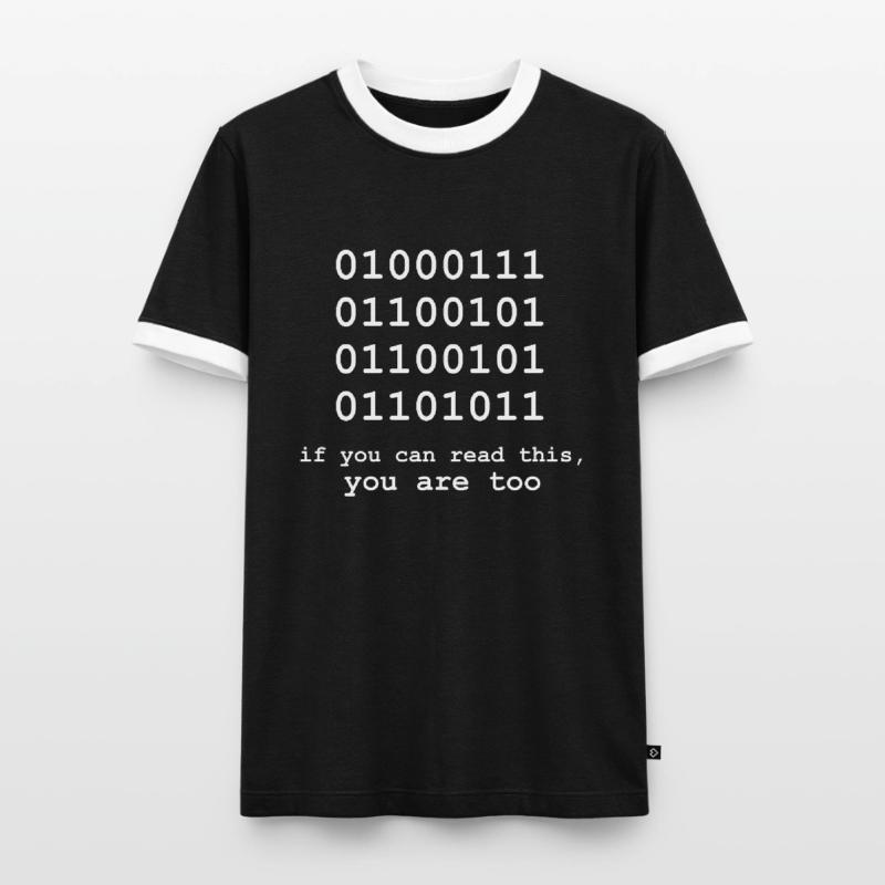 Programmierer Coder Html Code Computer Geschenk T-shirt contrasté Homme