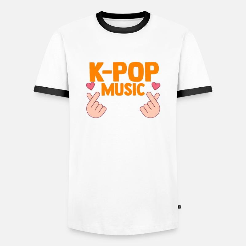 K-Pop K-Pop Geschenk Männer Kontrast-T-Shirt
