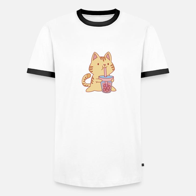bubble tea Bubble Tea Merch Bubble Tea Merchandise Männer Kontrast-T-Shirt