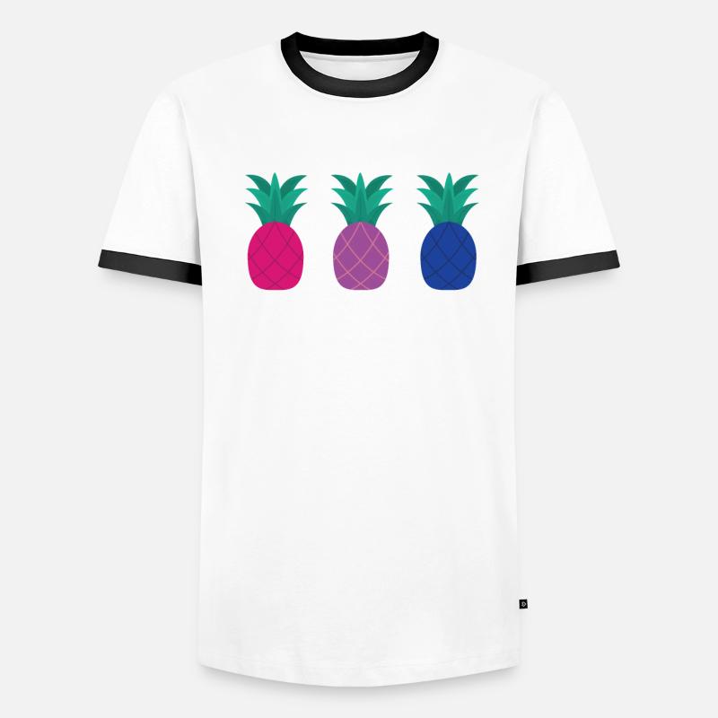 Bisexual Pineapple Bisexual Pineapple Men's Ringer Shirt