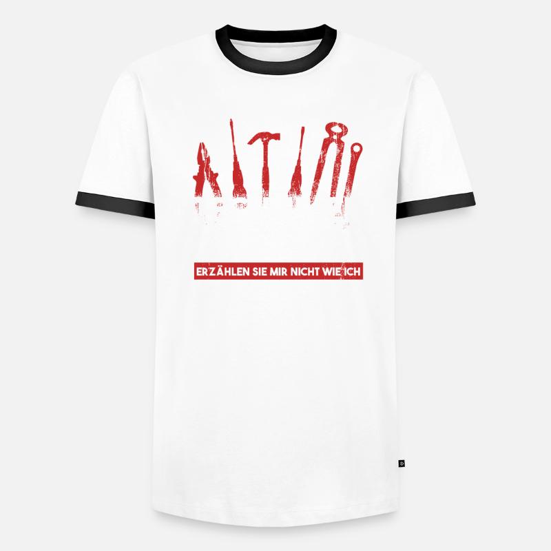 Techniker Beruf Fachmann Technik Geschenk Männer Kontrast-T-Shirt