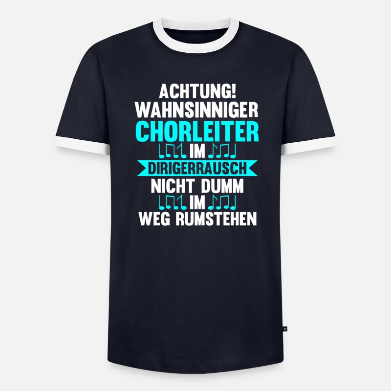 Chorleiter Beruf Dirigent Geschenk - Männer Kontrast-T-Shirt - undefined