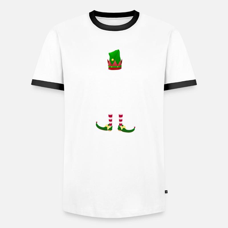 Mutter Elfe Mama Elf Geschenk - Männer Kontrast-T-Shirt - undefined