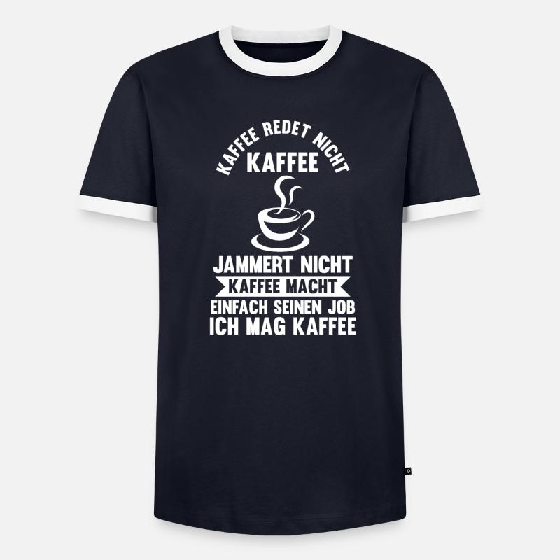 Kaffee Koffein Kaffee Trinker Geschenk - Männer Kontrast-T-Shirt - undefined