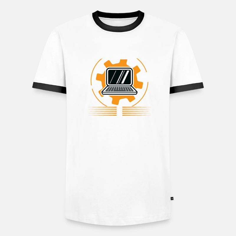 Technischer Support Computertechniker Technischer - Männer Kontrast-T-Shirt - undefined