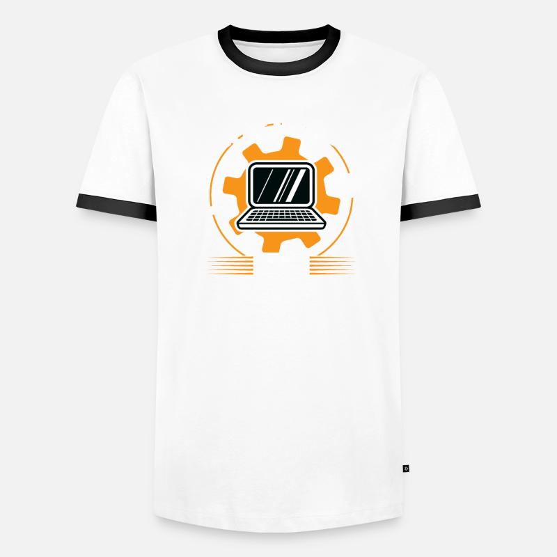 Technischer Support Computertechniker Technischer - Männer Kontrast-T-Shirt - undefined