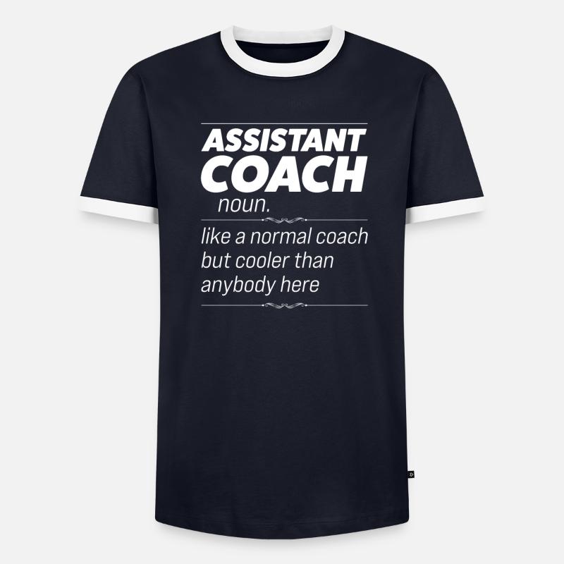 Trainer Assistent Couch Assistenten Geschenk - Männer Kontrast-T-Shirt - undefined