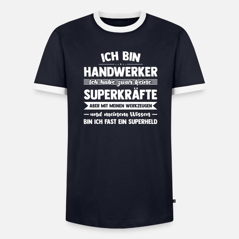 Handwerker Beruf Handwerker Geschenk - Männer Kontrast-T-Shirt - undefined