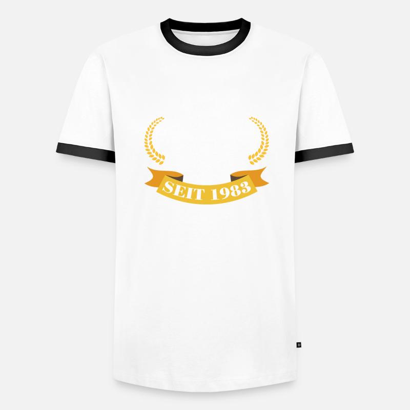 40. Hochzeitstag Ehemann Rubinhochzeit Geschenk Männer Kontrast-T-Shirt