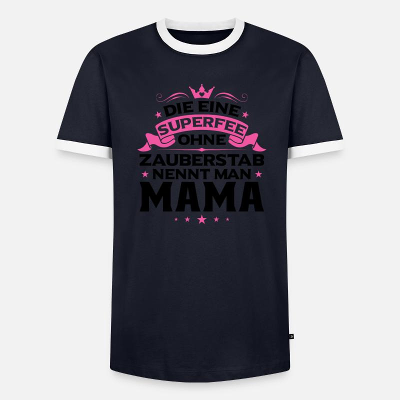 Mutter Mama Tochter Geschenk - Männer Kontrast-T-Shirt - undefined