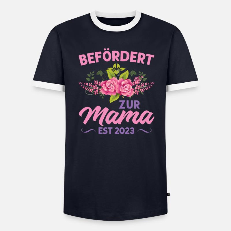 Mutter Mama Tochter Geschenk - Männer Kontrast-T-Shirt - undefined