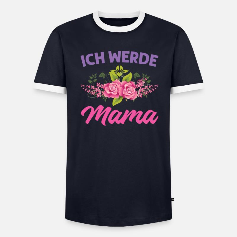 Mutter Mama Tochter Geschenk - Männer Kontrast-T-Shirt - undefined