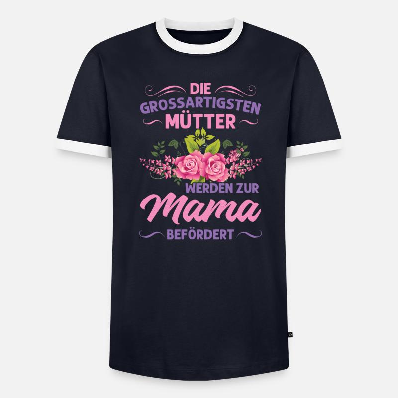 Mutter Mama Tochter Geschenk - Männer Kontrast-T-Shirt - undefined