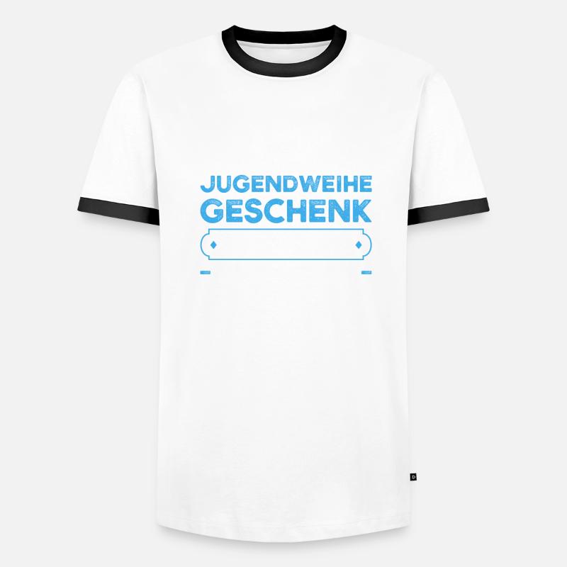 Jugendweihe Jugend Erwachsen Werden Geschenk Männer Kontrast-T-Shirt