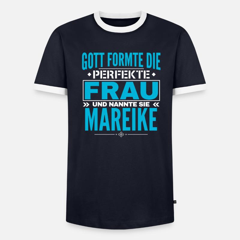 Conception du nom Mareike T-shirt contrasté Homme
