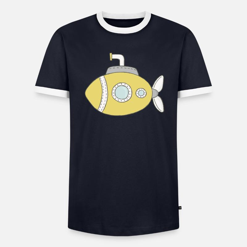 sous-marin T-shirt contrasté Homme