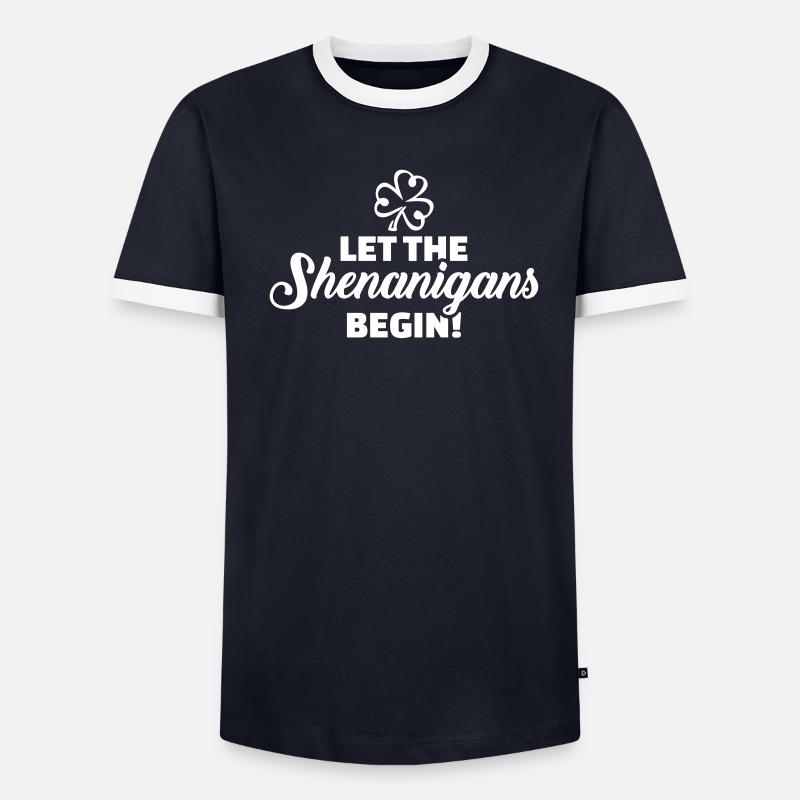 Let shenanigans begin T-shirt contrasté Homme