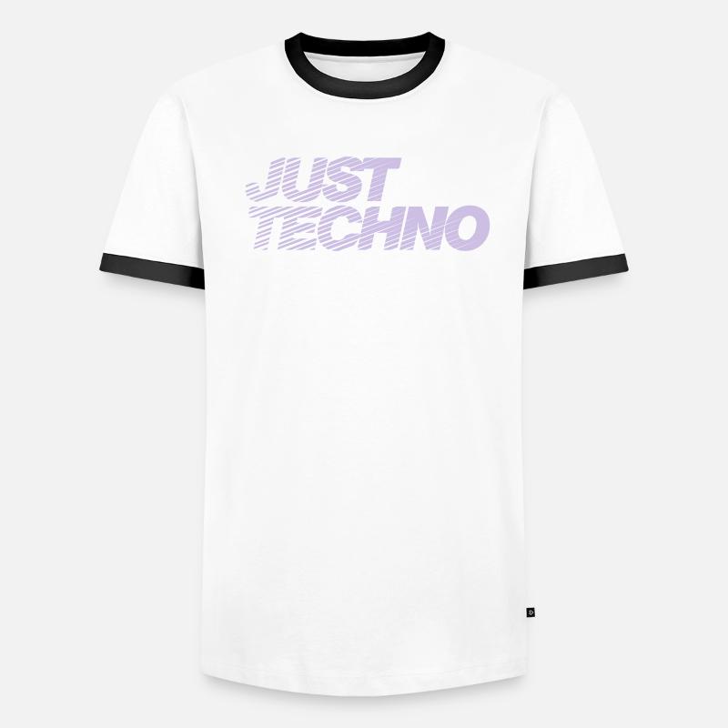 Just Techno T-shirt contrasté Homme